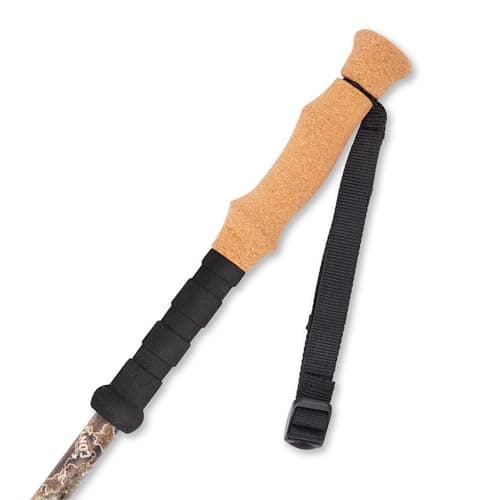 Cascade Mountain Tech Trekking Poles - Carbon Fiber Monopod Walking or Hiking Sticks with with Accessories Mount and Adjustable Quick Locks