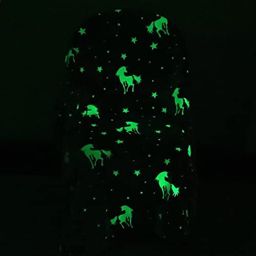 Glow in The Dark Blanket Unicorns Gifts for Girls,Toys for 2 3 4 5 6 7 8 9 10 Year Old Girl Gifts,Soft Kids Blankets for Christmas Halloween Birthday Valentines Gifts,50"x60"