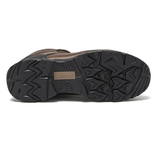 HI-TEC Aspen Mid Waterproof Men's Hiking Boots - Black or Brown, Medium or Wide Lightweight Outdoor Trekking Shoes