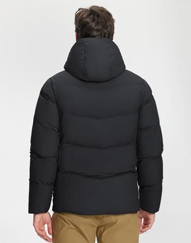 Pioneer Camp Men's Down Jacket 700 Fill Winter Insulated Puffer Jackets Water-repellent Warm Puffy Coat with Hood