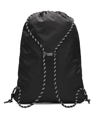 Under Armour Unisex Hustle Sackpack, (001) Black/Black/White, One Size Fits Most
