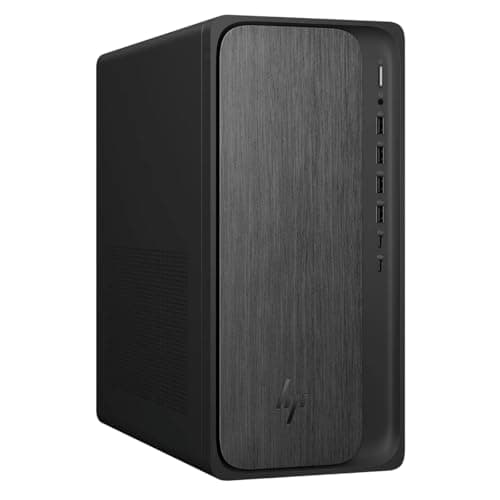 HP OmniDesk Desktop Computer PC, AMD Ryzen 7 8700G, 32GB DDR5 Memory, 1TB NVMe SSD, Radeon 780M Graphics, Wi-Fi 6 + Bluetooth 5.4 (Includes Keyboard + Mouse)