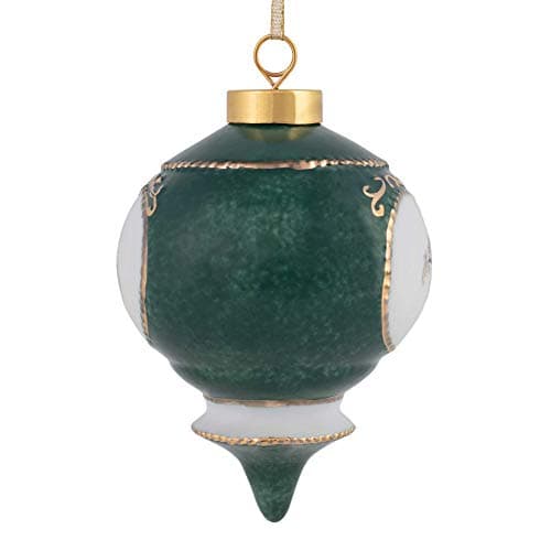 CBE Happy 50th Wedding Anniversary Victorian 4.5 Inch Porcelain Hanging Ornament B06XHQ5J2W
