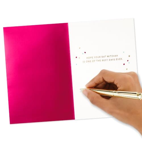 Hallmark Signature Bat Mitzvah Card (Best Day Ever) B0CFBY6PXL