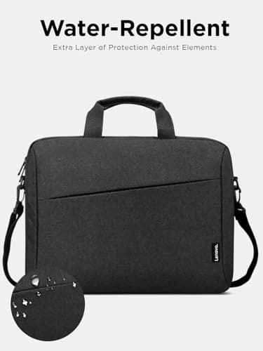 Lenovo Laptop Bag T210, Messenger Shoulder Bag for Laptop or Tablet, Sleek, Durable & Water-Repellent Fabric