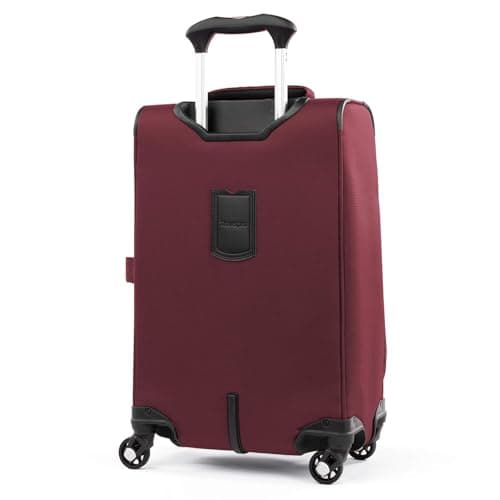 Travelpro Maxlite 5 Softside 2pc Set Expandable Carry On Luggage with 4 Spinner Wheels/Soft Underseat Tote, Lightweight Suitcase, Men and Women, Burgundy