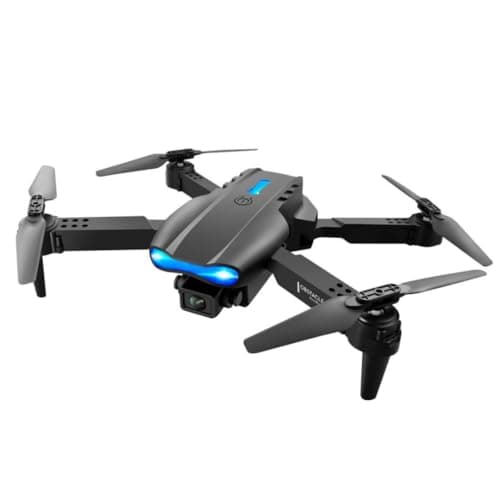 Mini E99 Pro RC Drone with Dual Camera, WiFi FPV, Foldable Design, Brushless Motor, Remote Control, 1 Rechargeable Batteries – Electronic Camera Drone