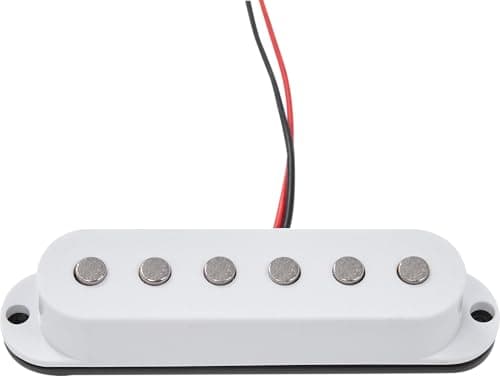 Pareschi 3-Pack Single Coil Pickups for Strat Guitar, Vintage Tone, Easy Install, Suitable for Stage/Recording/Practice Multiple Scenarios (White)
