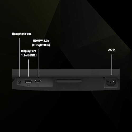 msi MAG 242F 24-inch 1920 x 1080 (FHD) Gaming Monitor, 200Hz, FreeSync Premium, HDMI, DisplayPort, VESA Mountable, Tilt, Height Adjustable, Speaker, 0.5ms, Black