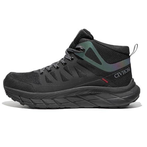 CIVHOM Men Breathable Outdoor Hiking Shoes, Comfortable Trekking Trail Sneakers for Walking & Adventures