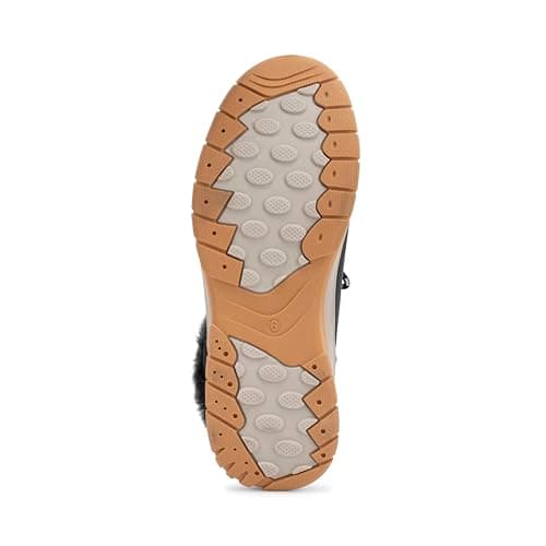 Chooka Womens Belltown Mid Faux Fur Cold Weather Boot - Water-Repellent Winter Snow Boot with Memory Foam Insole & Warm Plush Lining