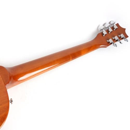 Fojill Solid Body Full Size 39 Inch LP Electric Guitar Roasted Canadian Maple Neck Fretboard Mahogany Body Stainless Frets