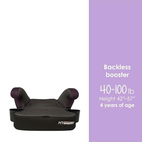 Baby Trend Hybrid SI 3-in-1 Combination Booster Car Seat with Side Impact Protection, Dash Orchid