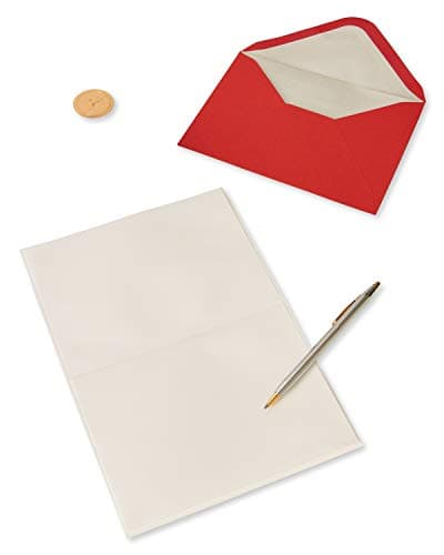 Papyrus Blank Valentines Day Card (Embroidered Heart)