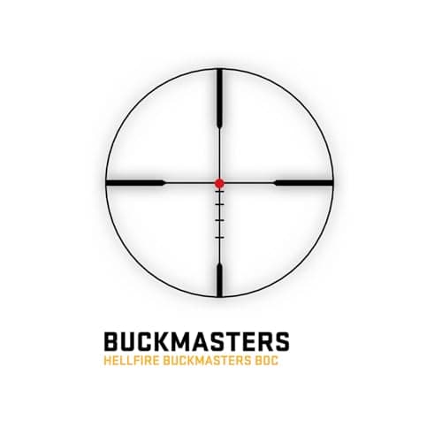 SIG SAUER Buckmasters 3-12x44mm 1" Tube Second Focal Plane/SFP/F2 Durable Shockproof Waterproof Fogproof Black Riflescope
