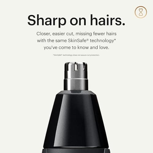 MANSCAPED MANSCAPED® The Weed Whacker® 2.0 Electric Nose & Ear Hair Trimmer – 7,000 RPM Precision Tool with Rechargeable Battery, Wet/Dry, Easy to Clean, Improved Stainless Steel Replaceable Blade