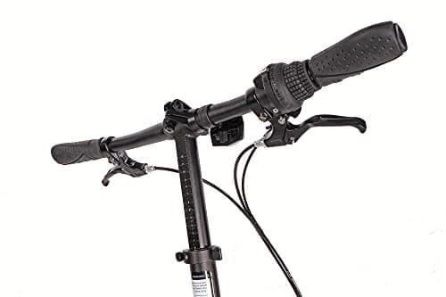 ZiZZO Campo 20 inch Folding Bike with 7-Speed, Adjustable Stem, Light Weight Frame