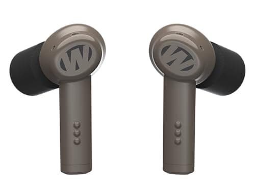 Walker's Disrupter Bluetooth Earbuds - Hunting Range Shooting Active Lifestyle Ear Protection Hearing Enhancement Noise-Cancelling Rechargeable Wireless Electronic Earbuds - FDE
