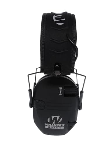 Walker's Razor Slim Ultra Low Profile Compact Design Adjustable Range Shooting Hunting Hearing Protection Electronic Earmuffs