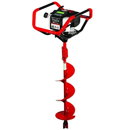 EARTHQUAKE 10310 Dually 1 or 2-Person Earth Auger Powerhead, 52cc 2-Cycle Viper Engine, Fits All Auger Bits 2”-10” Wide