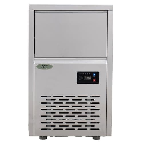 SPT SZB-22 44-lb Automatic Flake Ice Maker in Stainless Steel with Inline Water Filter