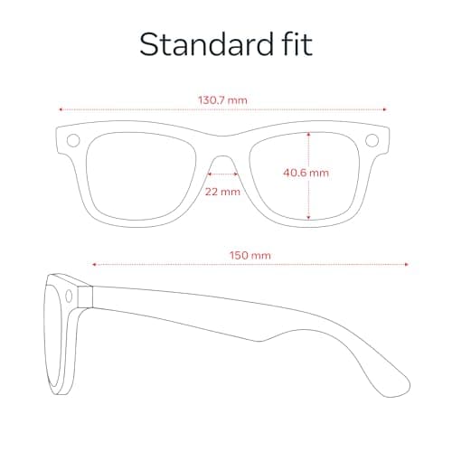 Ray-Ban Meta (Gen 2), Wayfarer, Matte Black | Smart AI Glasses for Men, Women — 2x Battery Life — 3K Ultra HD Resolution — 12 MP Ultra-Wide Camera, Audio, Video — Transitions® Grey Lenses