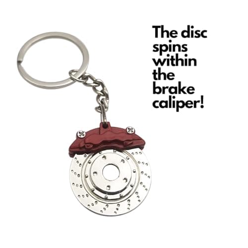 5pc Car Lovers Key Chain Set - Manual Gear Shifter | Wheel Rim | Spanner | Turbo | Brake Disc Keychain | Auto Enthusiast Gift Set | Car Truck Bike | Parts Keyring B0BZ8L2BS2