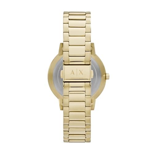 A|X Armani Exchange Men's Watch with Three-Hand Analog Display and Stainless Steel or Leather Band, Watch for Men