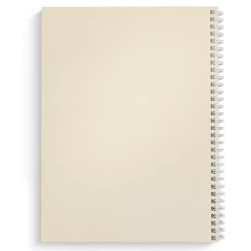 Gotcha Covered Notebooks Softcover No Adulting 8.5" x 11" Funny Spiral Notebook/Journal, 120 Checklist Pages, Durable Gloss Laminated Cover, White Wire-o Spiral. Made in the USA B09RQ75Z2J
