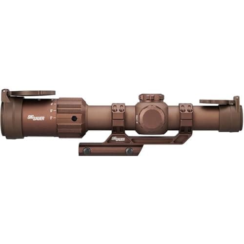 SIG SAUER Tango-MSR LPVO 1-6x24mm Waterproof Fogproof Rugged Tactical Hunting Rifle Scope | Second Focal Plane/SFP/F2 | Includes Alpha-MSR Aluminum Mount, Flip-Back Lens Covers