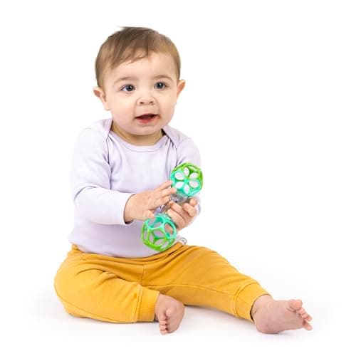 Bright Starts Oball Shaker Rattle Toy, Ages Newborn Plus B008J1QP7Y