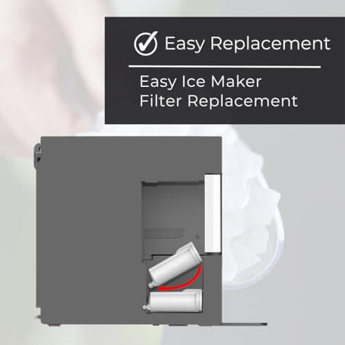 GE Profile Opal Carbon Replacement Water Filter for Opal Nugget Ice Maker | Cleans and Filters Water for Fresh Ice | Replace Every 3 Months for Best Results | Easy Install | Pack of 1