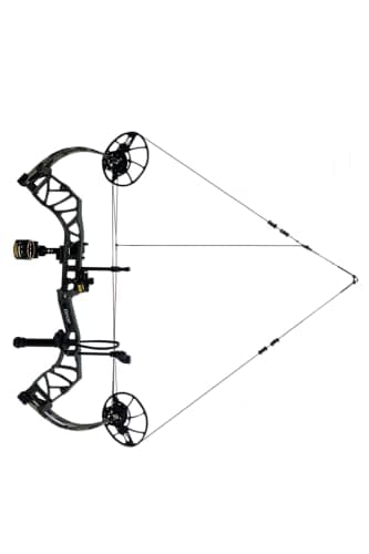 Bear Archery Legit MAXX Ready to Hunt Compound Bow Package with IMS Rest and Picatinny Sight Mounts, 10-70 lb Draw Weight, 14-13" Length