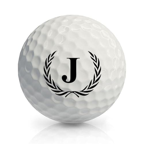 Xeiwagoo Golf Gifts for Men, Unique Initial on Personalized Golf Balls (6 Balls)