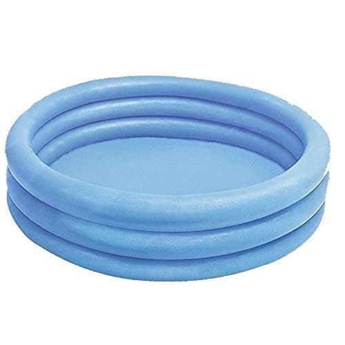 INTEX 59416EP Crystal Blue Inflatable Kiddie Swimming Pool, 45in x 10in