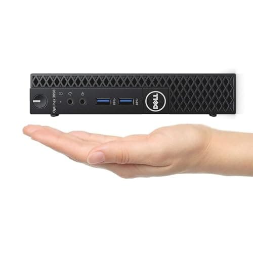 Dell Optiplex 3050 Mini Desktop Computer PC, Intel Core i5-6500, 8GB DDR4 RAM, 256GB SSD, Keyboard & Mouse, Windows 11 Pro (Renewed)