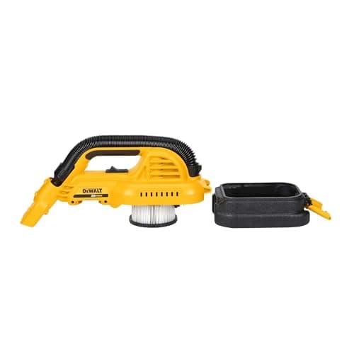DEWALT 20V MAX Hand Vacuum, Cordless, for Wet or Dry Surfaces, 1/2-Gallon Tank, Washable Filter, Portable, Bare Tool Only (DCV517B)