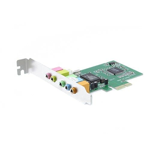 axGear PCI Express PCI-E 5.1 Ch 6 Channel PCIE Audio Digital Sound Card Adapter New