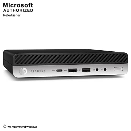 HP ProDesk 600 G3 Mini PC Desktop, Intel Core i5-6500T, 16GB RAM, 256GB PCIe Solid State Drive, USB-C, Windows 11 Professional (Renewed)