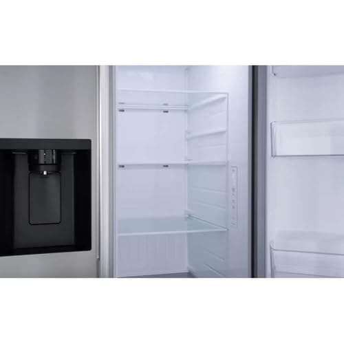 LG 27 cu. ft. Side-by-Side Standard Depth Slim in Door Ice and Water Dispenser in PrintProof Stainless Steel Wi-Fi Enabled LS27T3230S