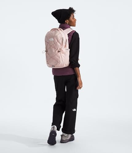The North Face Women's Jester Everyday Laptop Backpack - Commuter Travel Bag, Laptop Sleeve, Water-Repellent, Pink Moss, One Size