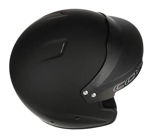 Conquer Snell SA2025 Approved Open Face Auto Racing Race Car Helmet - Adult | Men | Women | Youth - ( Black / White / Silver )