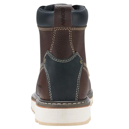 HISEA NINGO Work Boots for Men Steel/Soft Toe Boots,6” Water Resistant Slip Resistant Industrial & Construction Work Shoes, Composite Toe Working Boot