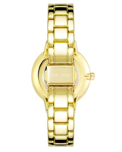 Nine West Women's Crystal Accented Bracelet Watch