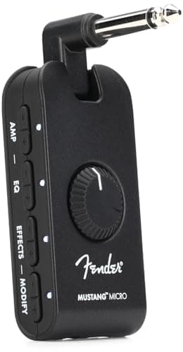 Fender Mustang Micro Headphone Amplifier, with 2-Year Warranty