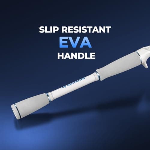 KastKing Centron Lite Fishing Rod and Reel Combo, IM6 Graphite 2Pc Blanks, Stainless Steel Guides with Ceramic Rings, Contoured EVA Handles & Fighting Butt, Split or Full Rear Handle Design, 13 Models