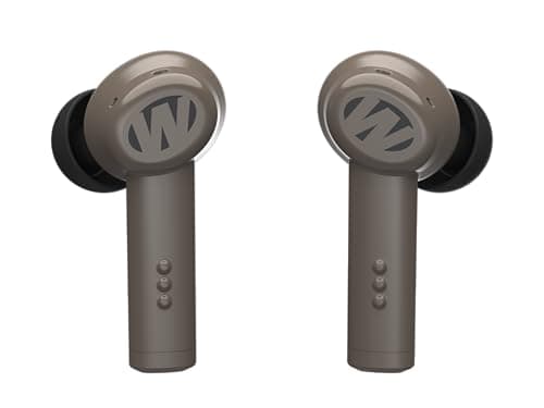 Walker's Disrupter Bluetooth Earbuds - Hunting Range Shooting Active Lifestyle Ear Protection Hearing Enhancement Noise-Cancelling Rechargeable Wireless Electronic Earbuds - FDE