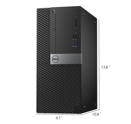 Dell OptiPlex 3040 Mini Tower Desktop Computer PC, Quad-Core i5-6500 up to 3.6 GHz, 8GB RAM, 256GB SSD, Keyboard and Mouse, WiFi, BT, Windows 11 Pro (Renewed)