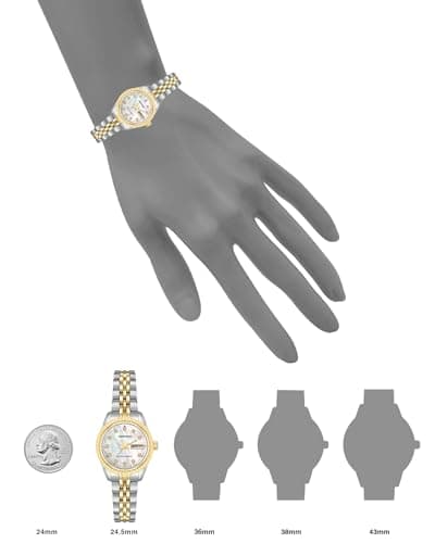 Armitron Women's Genuine Crystal Accented Bracelet Watch, 75-2475