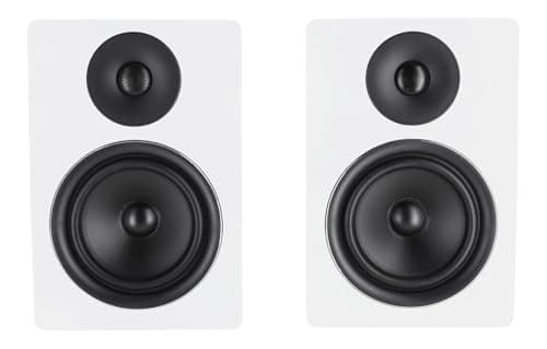 2) Rockville APM6W 6.5" 2-Way 350W Active/Powered USB Studio Monitor Speakers